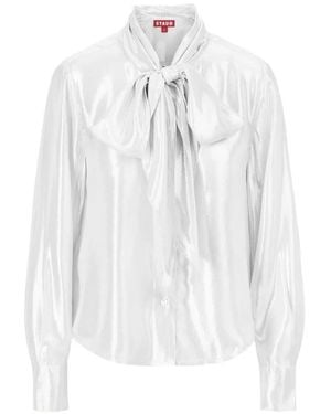 STAUD Bow Maryn Top - White