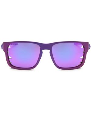 Philipp Plein Gaze Square-Frame Sunglasses - Purple
