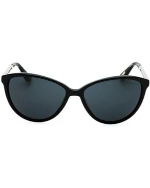 MARCIANO BY GUESS Cat-Eye Crystal-Embellished Sunglasses - Black