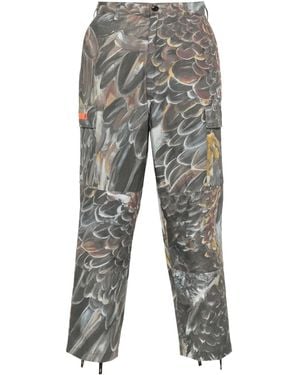 WTAPS Cargohose Mit Camouflage-Print - Grau