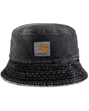 Carhartt Logo-Patch Bucket Hat - Black