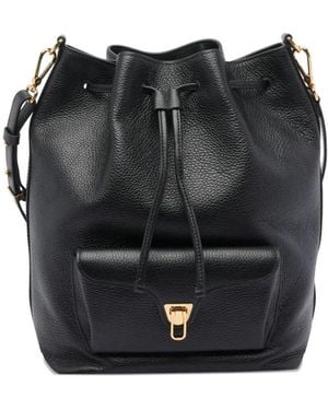 Coccinelle Beat Rucksack Mit Kordelzug - Schwarz