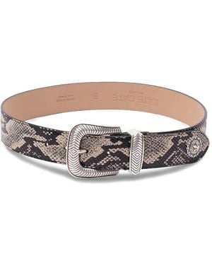 KATE CATE Gürtel Mit Python-Schnalle - Weiß