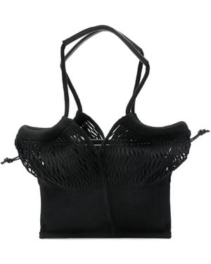 Hereu Maria Netted Tote Bag - Black
