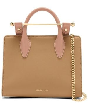 Strathberry Mini Tote Bag - Brown