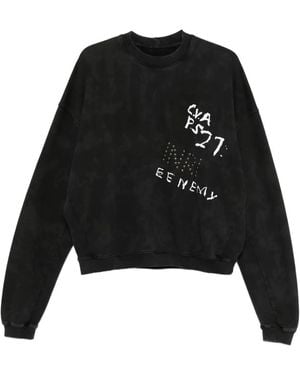 RRR123 Inri Cva Stud-Embellished Sweatshirt - Black