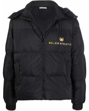 BEL-AIR ATHLETICS Gefütterte Jacke Mit Logo - Schwarz