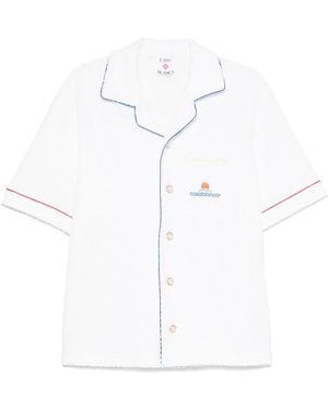 CASABLANCA コットンブレンド シャツ - ホワイト