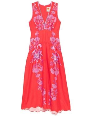 FARM Rio Midi Dres - Red