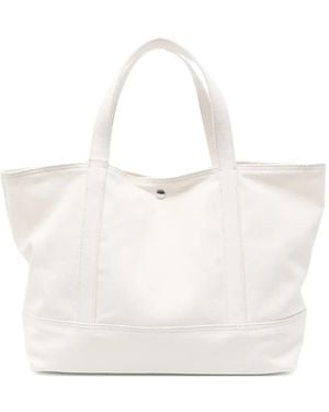 TOTEME Organic-Cotton Beach Tote Bag - White