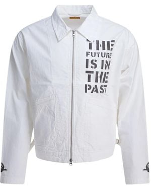 Human Made Zip-Front Graphic Jacket - White