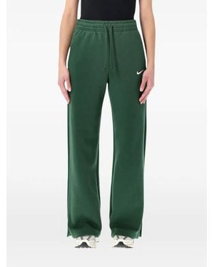 Nike Drawstring Track Pants - Green
