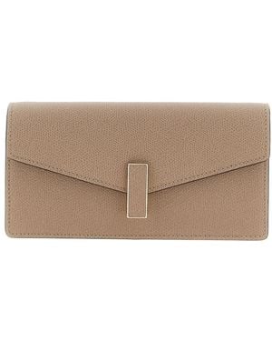 Valextra Iside Clutch Bag - Natural