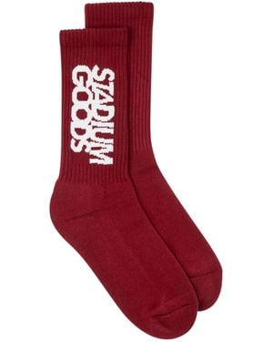 Stadium Goods Socken Mit Logo-Print - Rot