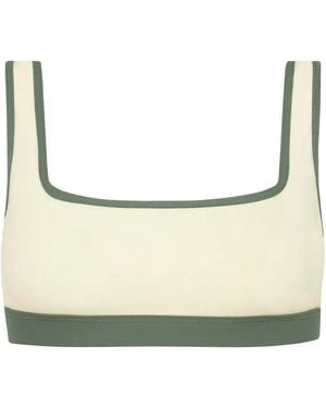 Bondi Born Hayden Square-Neck Bikini Top - Natural
