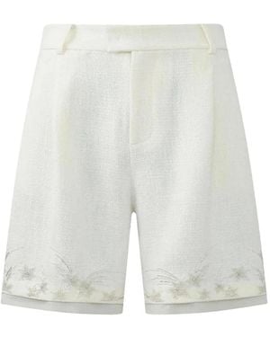 BIRTH OF ROYAL CHILD Embellished Shorts - White