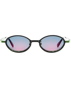 Kuboraum Round-Frame Sunglasses - White