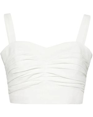Bambah Hibiscus Bustier - White