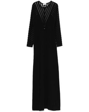Elisabetta Franchi セミシアードレス - ブラック