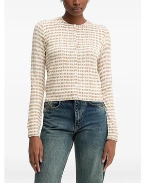 Benetton Geknöpfter Pullover - Blau
