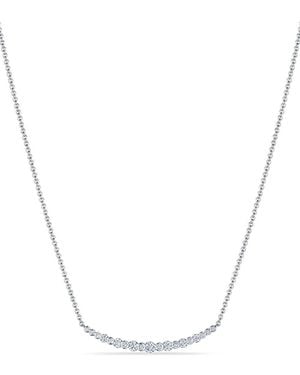 Kwiat Collier Lyric Serti De Diamants - Blanc