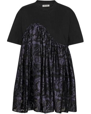Henrik Vibskov Bon Chalant Floral-Print T-Shirt - Black