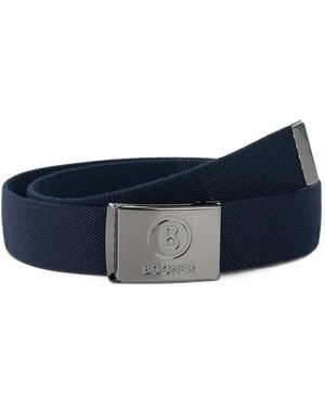 Bogner Gino Canvas Belt - Blue
