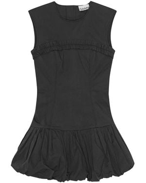 Ganni Short Dresses - Black