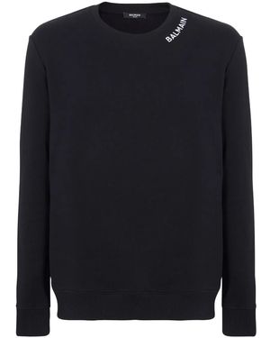 Balmain ロゴ スウェットシャツ - ブルー