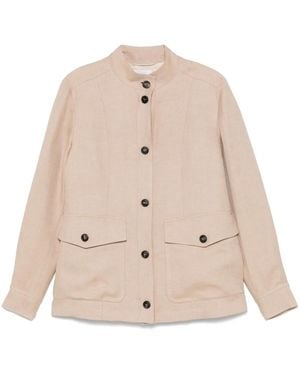 Eleventy Linen Jacket - Natural