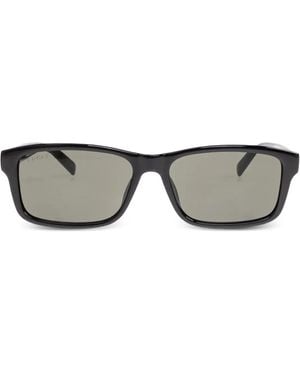 Gucci Rectangle-Frame Sunglasses - Grey