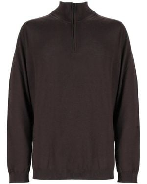 Premiata Strickpullover Mit Reißverschluss - Schwarz