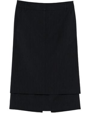 Tibi Mier Convertible Skirt - Black