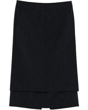 Tibi Mier Convertible Skirt - Black