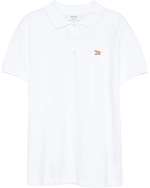 Maison Kitsuné Baby Fox Regular Polo - White
