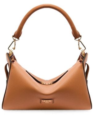 Lancel Medium Louison Grained Leather Shoulder Bag - Brown