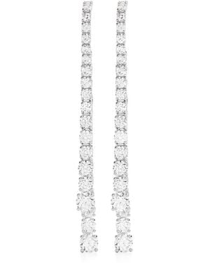 Swarovski Matrix Drop Earrings - White