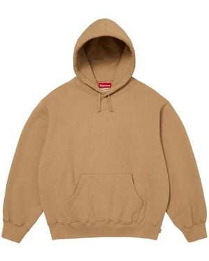 Supreme Hoodie À Appliqué Satiné - Natural