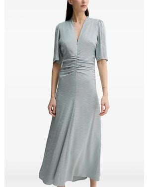 Gestuz Bianca Ruched Dress - Grey
