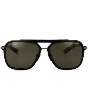 Dita Eyewear Lsa-400 Pilot-Frame Sunglasses - Black