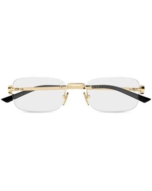 Gucci Rahmenlose Brille - Weiß