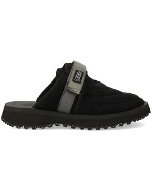 Suicoke Touch-Strap Slides - Black