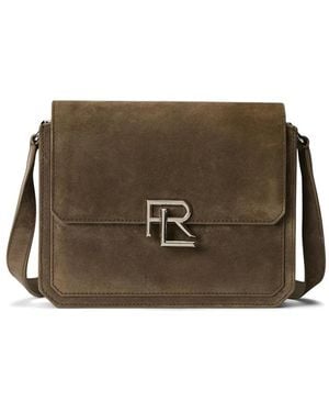 Ralph Lauren ロゴプレート ショルダーバッグ - ブラウン