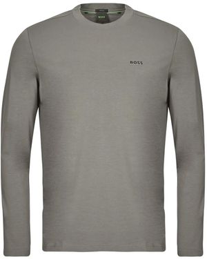 HUGO Logo-Print T-Shirt - Grey