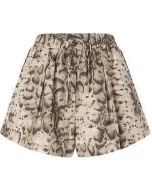 Pinko Bermuda Imprimé - Natural