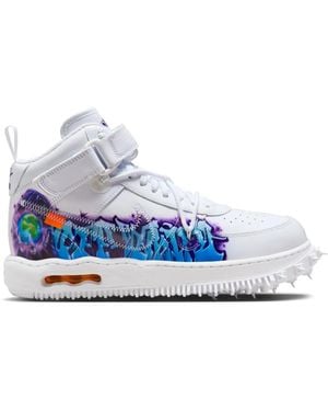 NIKE X OFF-WHITE Air Force 1 スニーカー - ブルー