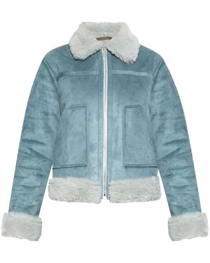 Paul Smith エコファー ジャケット - ブルー