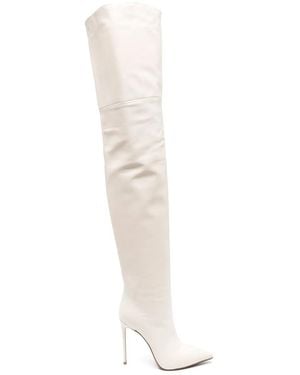 Le Silla Eva 120mm サイハイブーツ - ホワイト