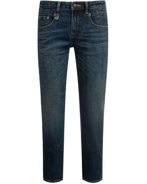 R13 Jean À Poches Multiples - Bleu