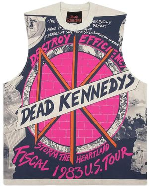 Pleasures Destroy Graphic-Print Tank Top - Pink